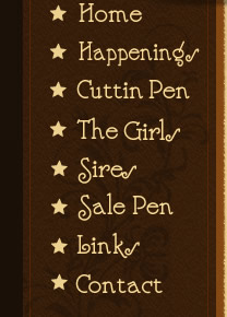 The Girls, Sale Pen, Congrats, Happenings, Reference Sires, Cuttin Pen